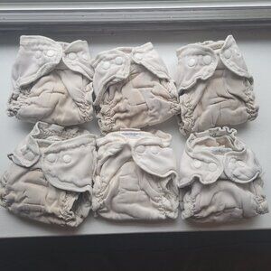 6 Esembly Size 1 Cloth Diapers